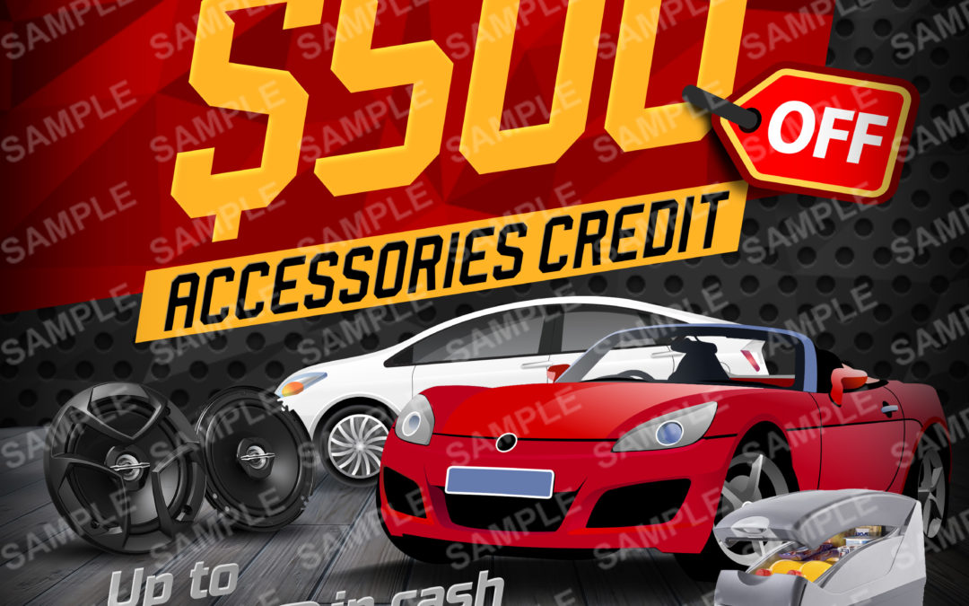 500 accessories credit