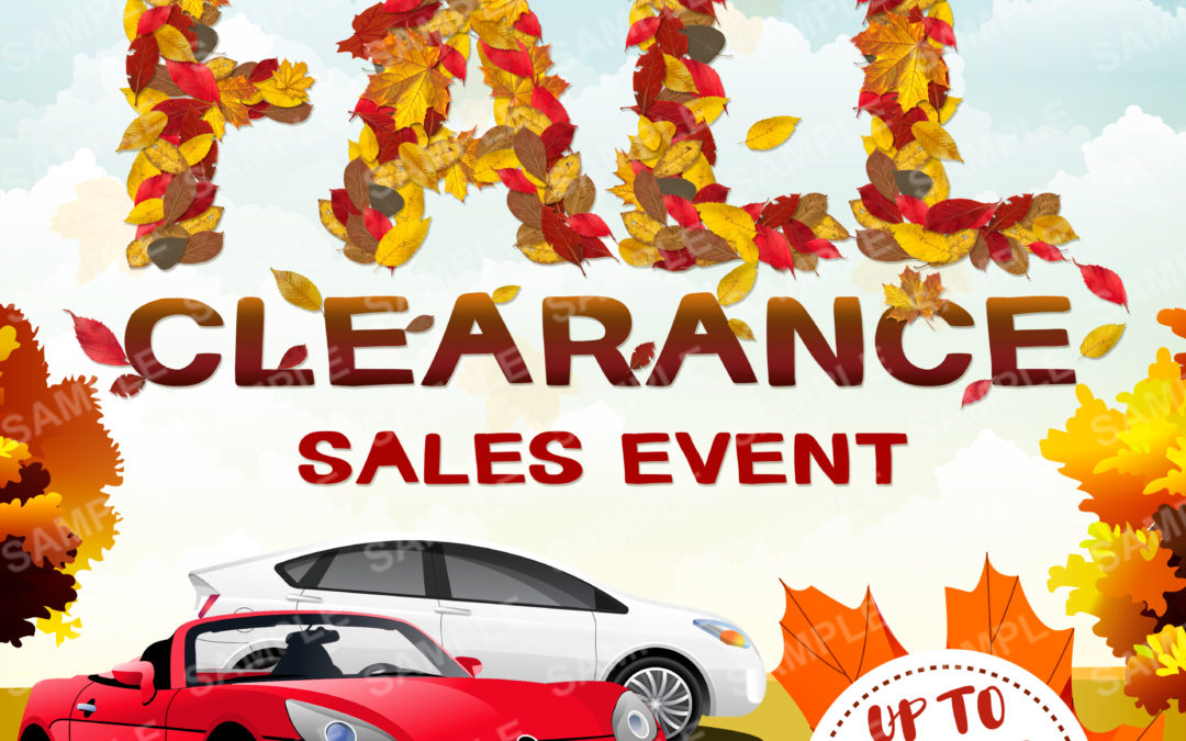 Fall Clearance Sales Event