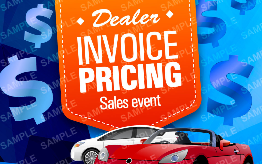 Dealer Invoice Pricing Sales Event