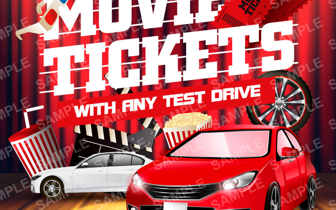 Movie Tickets With Any Test Drive