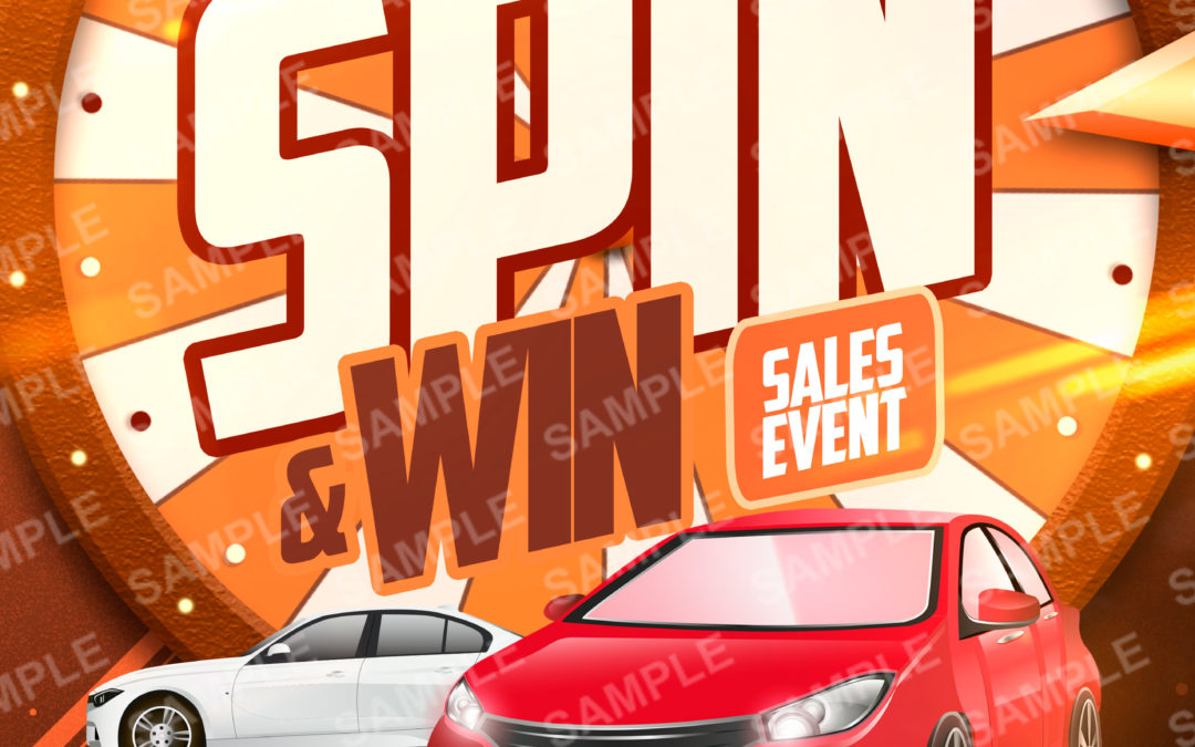 Spin and Win Sales Event