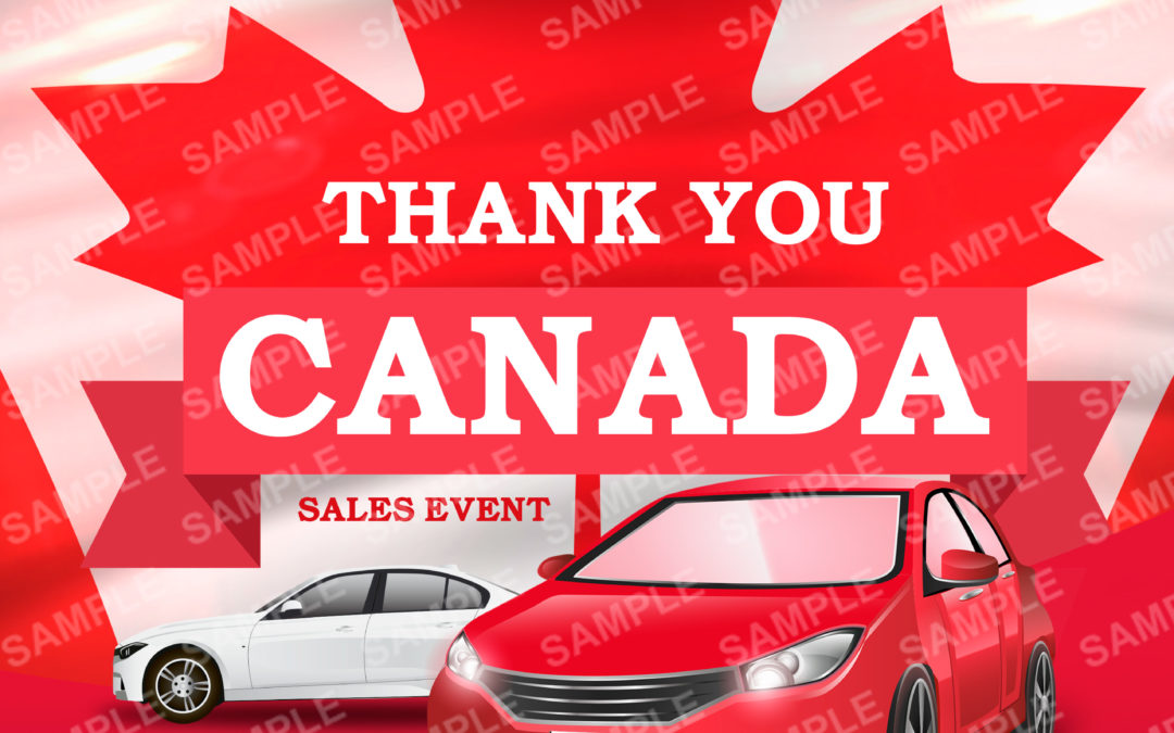 Thank You Canada Sales Event