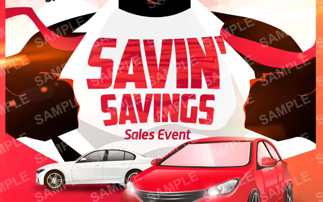 Savin Savings Sales Event